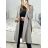Women's Fluffy Coat (S/M ONE SIZE) ITALIAN FASHION IMWKK223668 béžová S/M
