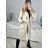Women's Fluffy Coat (S/M ONE SIZE) ITALIAN FASHION IMWKK223668 béžová S/M