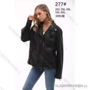 Women's Long Sleeve Leather Jacket (S/M ONE SIZE) ITALIAN FASHION IMPDY231SSH8223