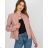 Women's Long Sleeve Leather Jacket (S/M ONE SIZE) ITALIAN FASHION IMPDY231SSH8223