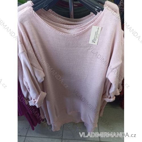 Sweater oversize long sleeve women's oversized (XL / 2XL ONE SIZE) ITALIAN MODA IM721350
