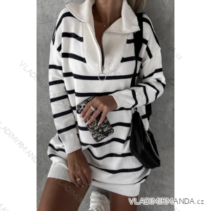 Women's Short Button Up Long Sleeve Sweater (S/M ONE SIZE) ITALIAN FASHION IMPBB23Y22785