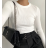 Women's Long Sleeve Sweater (S/M ONE SIZE) ITALIAN FASHION IMPBB23Z7001