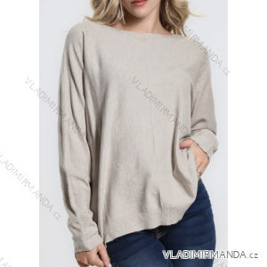 Women's Long Sleeve Sweater (S/M ONE SIZE) ITALIAN FASHION IMPBB23Y22066