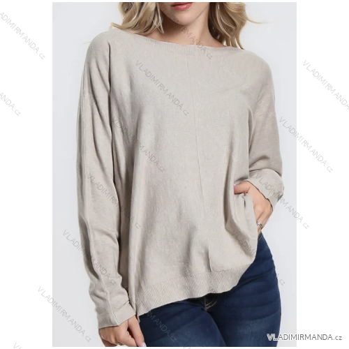 Women's Long Sleeve Sweater (S/M ONE SIZE) ITALIAN FASHION IMPBB23Y22066