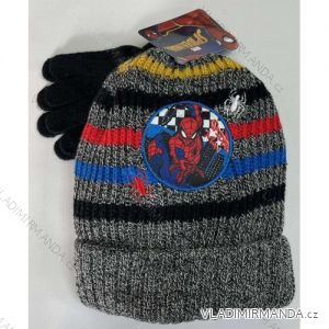 Spiderman winter finger cap and glove set for children's boys (ONE SIZE) SETINO HW4093
