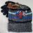Spiderman winter finger cap and glove set for children's boys (ONE SIZE) SETINO HW4093