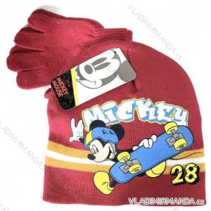 Set of winter finger mickey mouse hat and gloves for children and boys (ONE SIZE) SETINO HW4074