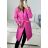 Women's Fluffy Coat (S/M ONE SIZE) ITALIAN FASHION IMWAA233775