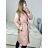 Women's Fluffy Coat (S/M ONE SIZE) ITALIAN FASHION IMWAA233775