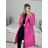 Women's Fluffy Coat (S/M ONE SIZE) ITALIAN FASHION IMWAA233775 S/M béžová