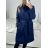 Women's Fluffy Coat (S/M ONE SIZE) ITALIAN FASHION IMWAA233775 S/M béžová