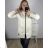 Women's Plus Size Hooded Jacket (XL/2XL ONE SIZE) ITALIAN FASHION IM422684 XL/2XL Emerald