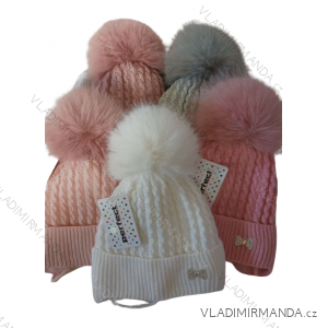 Girls' winter warm cap (2-5 years) POLAND PRODUCTION PV9231181