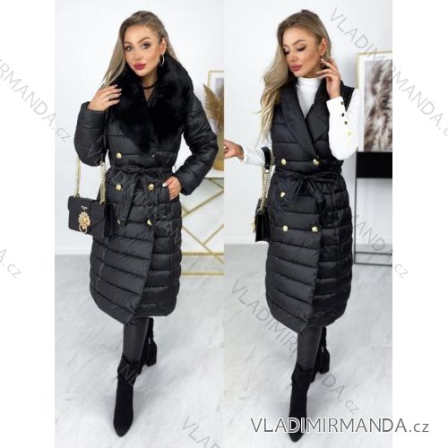 Women's autumn jacket with hood (L / XL ONE SIZE) ITALIAN FASHION IMWD217136