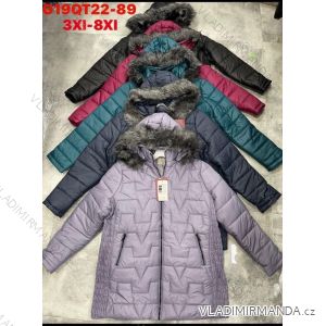 Women's autumn jacket with hood (L / XL ONE SIZE) ITALIAN FASHION IMWD217136