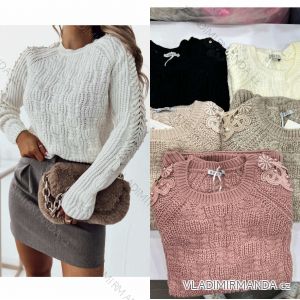 Women's oversize long sleeve sweater (S/M/L ONE SIZE) URECKÁ FASHION TMWGM234048