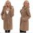 Women's Fluffy Long Sleeve Coat (S/M/L ONE SIZE) ITALIAN FASHION IMWD233932