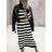 Women's Long Sleeve Knitted Dress (S/M ONE SIZE) ITALIAN FASHION IMWAK23CL5019