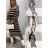 Women's Long Sleeve Knitted Dress (S/M ONE SIZE) ITALIAN FASHION IMWAK23CL5019