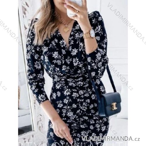 Women's Knitted Sweater Dress Set (S/M ONE SIZE) ITALIAN FASHION IMWE223972