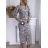 Women's Knitted Sweater Dress Set (S/M ONE SIZE) ITALIAN FASHION IMWE223972