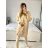 Women's Long Sleeve Hooded Alpaca Coat (S/M ONE SIZE) POLISH FASHION IMWK23747 S/M white