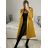 Long women's fleece coat (SML-XL) ITALIAN FASHION IMD211106   hořčicová   S