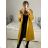 Long women's fleece coat (SML-XL) ITALIAN FASHION IMD211106   hořčicová   S