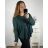 Women's Plus Size Long Sleeve Tunic (3XL/4XL/5XLONE SIZE) ITALIAN FASHION IM323ALDA