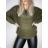 Women's long sleeve sweater (uni s / m) ITALIAN FASHION TM922STAR