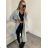 Women's Plus Size Knitted Cardigan (S/M/L/XL/2XL ONE SIZE) ITALIAN FASHION IMD23568/DU Pink XL/2XL