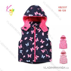 Vest baby girl and booze flap lining (98-128) KUGO B2108