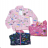 Warm, long-sleeved zip-up sweatshirt for children's girls (98-128) KUGO GM8661