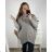Women's Long Sleeve Turtleneck Long Sleeve Sweater (S/M/L ONE SIZE) ITALIAN FASHION IM322394