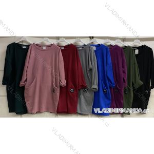 Women's warm long sleeve dress (S/M ONE SIZE) ITALIAN FASHION IMC23376
