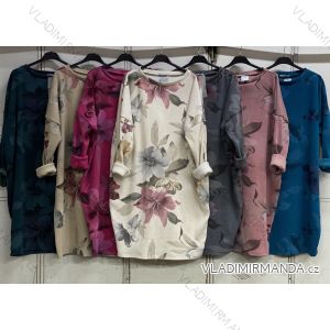 Women's warm long sleeve dress (S/M ONE SIZE) ITALIAN FASHION IMC23376