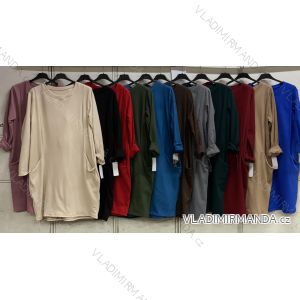 Women's warm long sleeve dress (S/M ONE SIZE) ITALIAN FASHION IMC23376