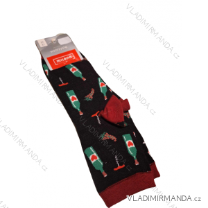 Women's Thin Jolly Socks (37-41) POLISH FASHION DPP23REDWINE