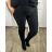 Pants jeans jeans long women's oversize (4XL-7XL) TURKISH FASHION TMWL2133007 2XL/3XL black