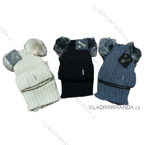 Girls' winter cap and cravat set (8-12 years) WROBI POLAND PV3230841