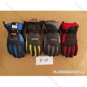 TAT TAT23P-09 Men's Finger Ski Gloves (L-XL).