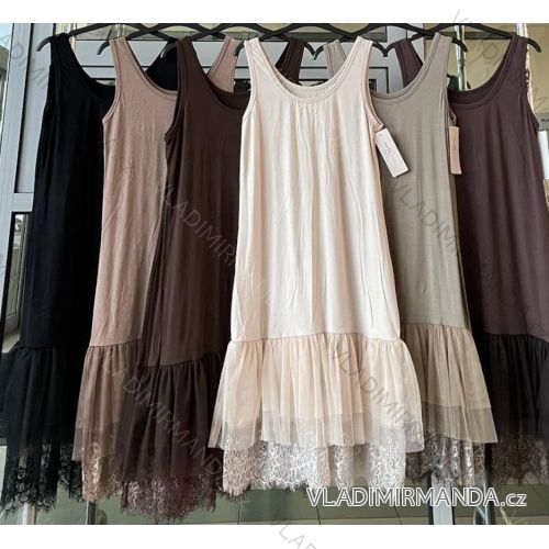 Women's Long Chiffon Short Sleeve Dress (S/M ONE SIZE) ITALIAN FASHION IMWGS231048