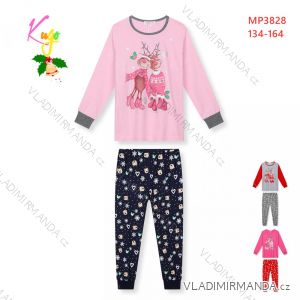 Girls' long pajamas (134-164) KUGO MP1331
