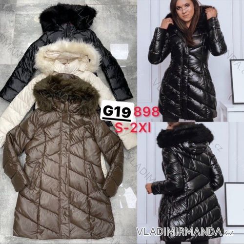 Women's autumn jacket with hood (L / XL ONE SIZE) ITALIAN FASHION IMWD217136