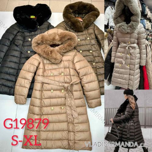 Women's autumn jacket with hood (L / XL ONE SIZE) ITALIAN FASHION IMWD217136