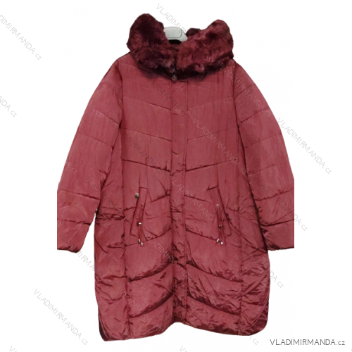 Shirt 3/4 sleeve ladies strip (4XL/5XL ONE SIZE) ITALSKÁ MÓDA IM422026 Wine M