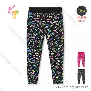 Girls' insulated leggings (98-128) KUGO YL1036