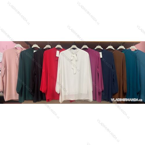 Tunic / blouse long sleeve women's oversized (3XL / 4XL ONE SIZE) ITALIAN FASHION IMWQ2191650