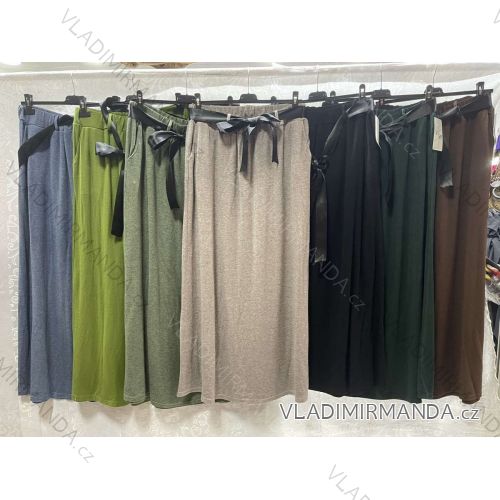 Long Sleeve Dress with Pendant Women's Oversized (3XL / 4XL ONE SIZE) ITALIAN FASHION IMWQ2115022